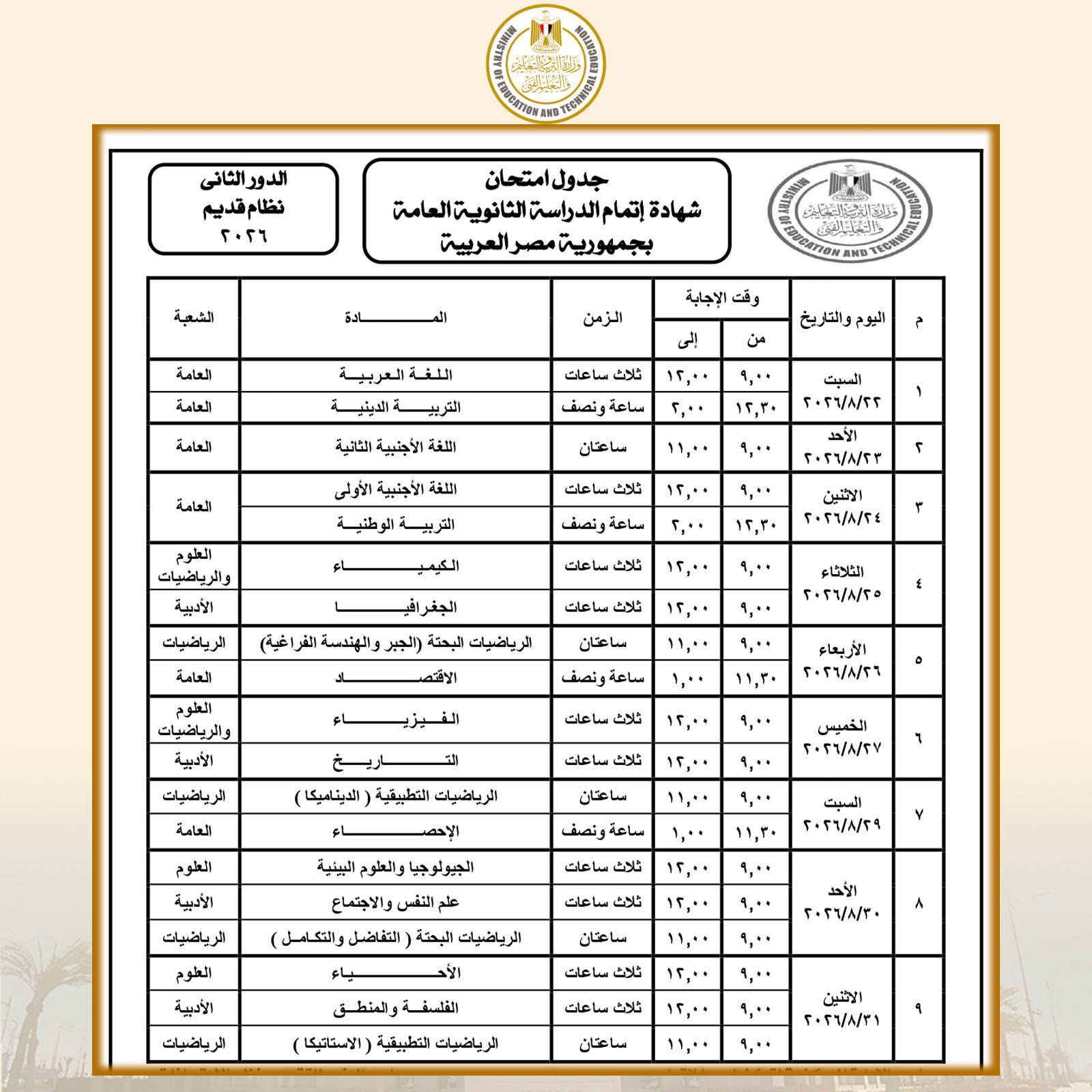 التعليم