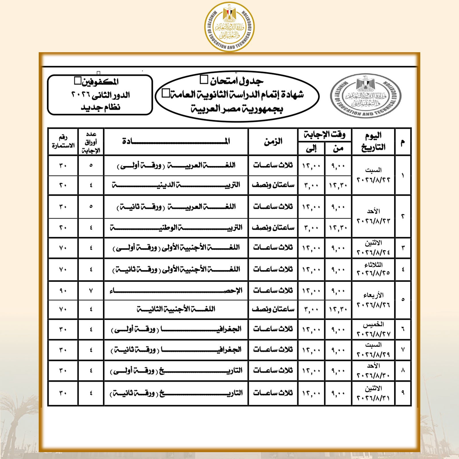 التعليم