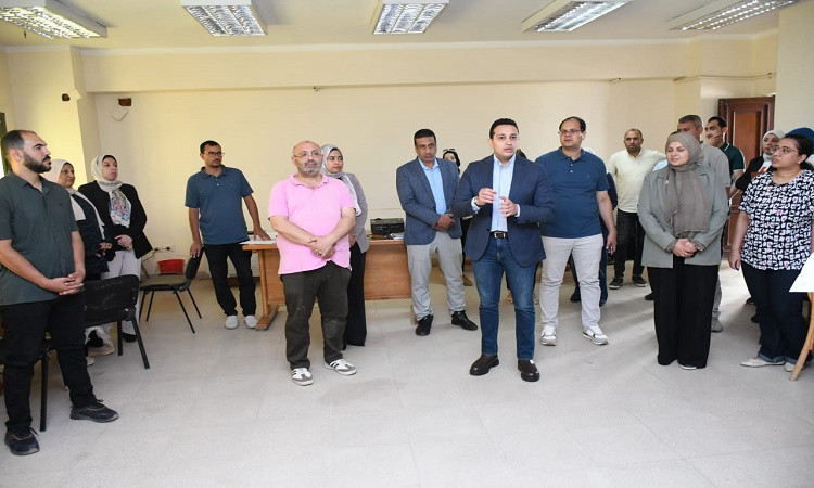 التونى :يتابع فعاليات ورشة عمل استخدام البريد الإلكتروني في المكاتبات