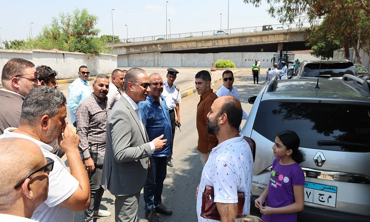محافظ الجيزة يتفقد شارع جمال الدين الأفغاني لدراسة إنشاء أسواق حضارية
