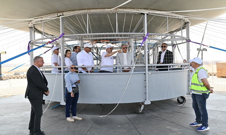 مشروع البالون الثابت بمنطقة أهرامات الجيزة