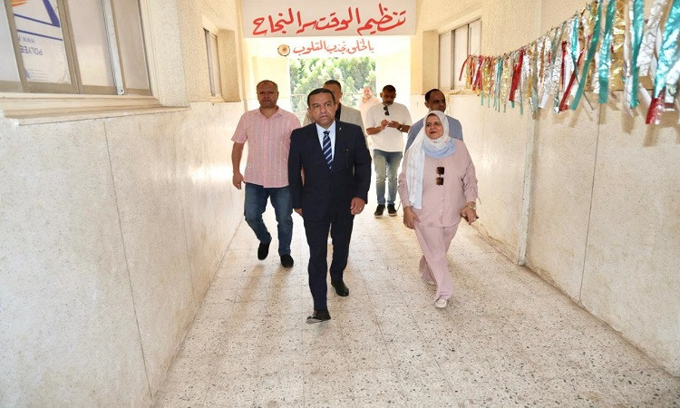 محافظ المنوفية يتفقد عدد من المدارس استعدادًا للعام الدراسي الجديد