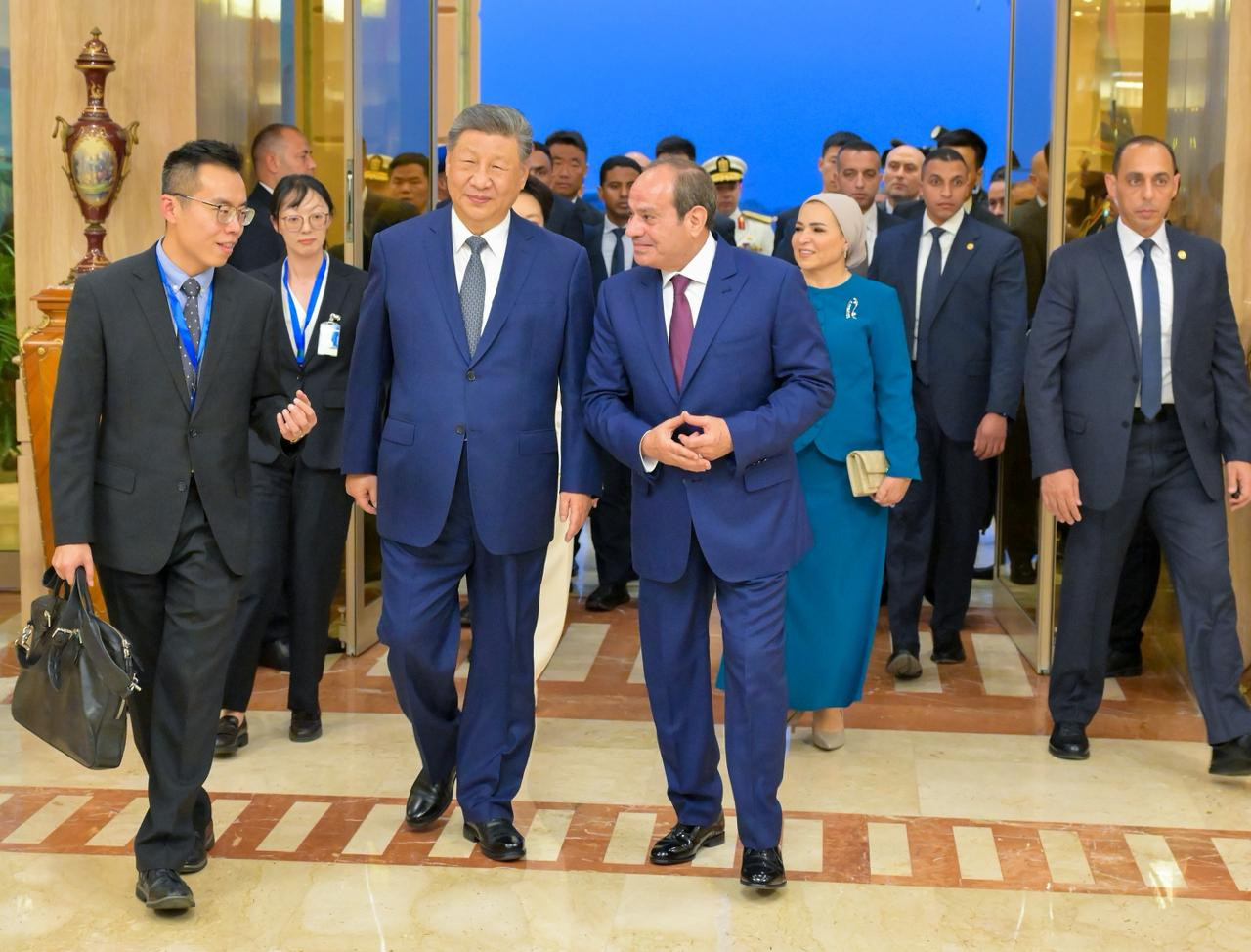 السيسي وشي بينج