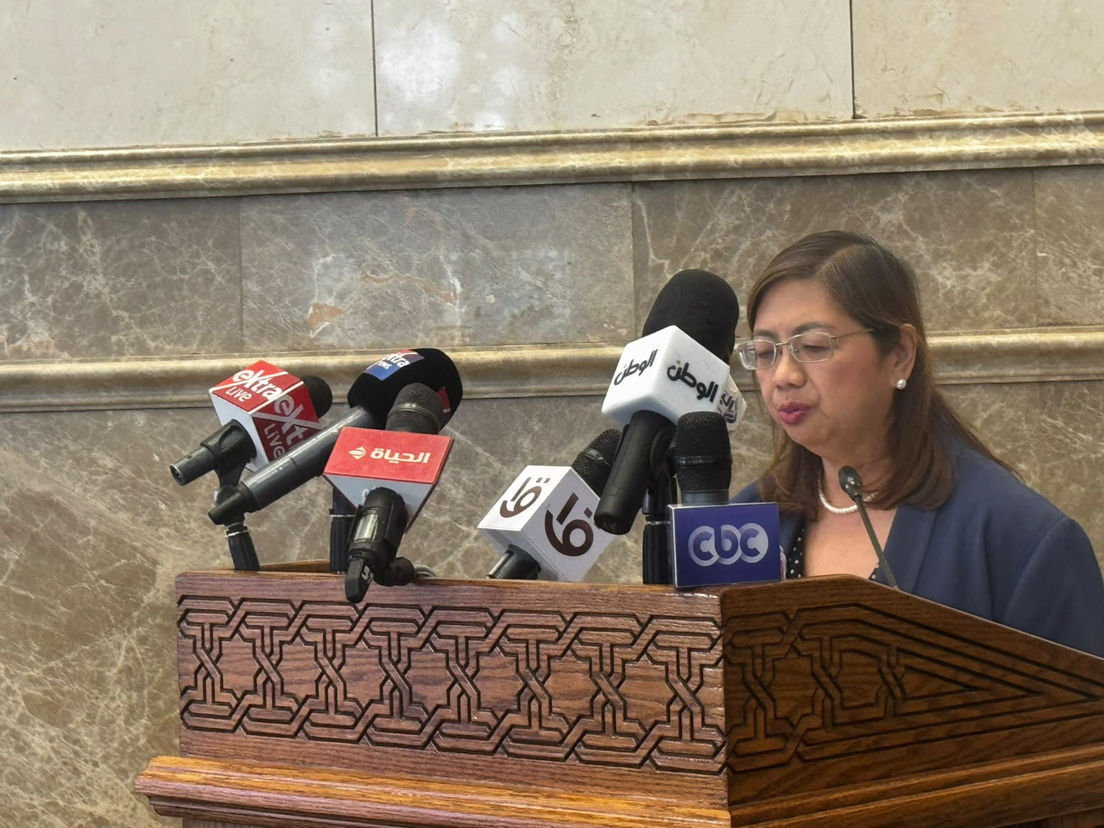 سفيرة الفلبين بالقاهرة