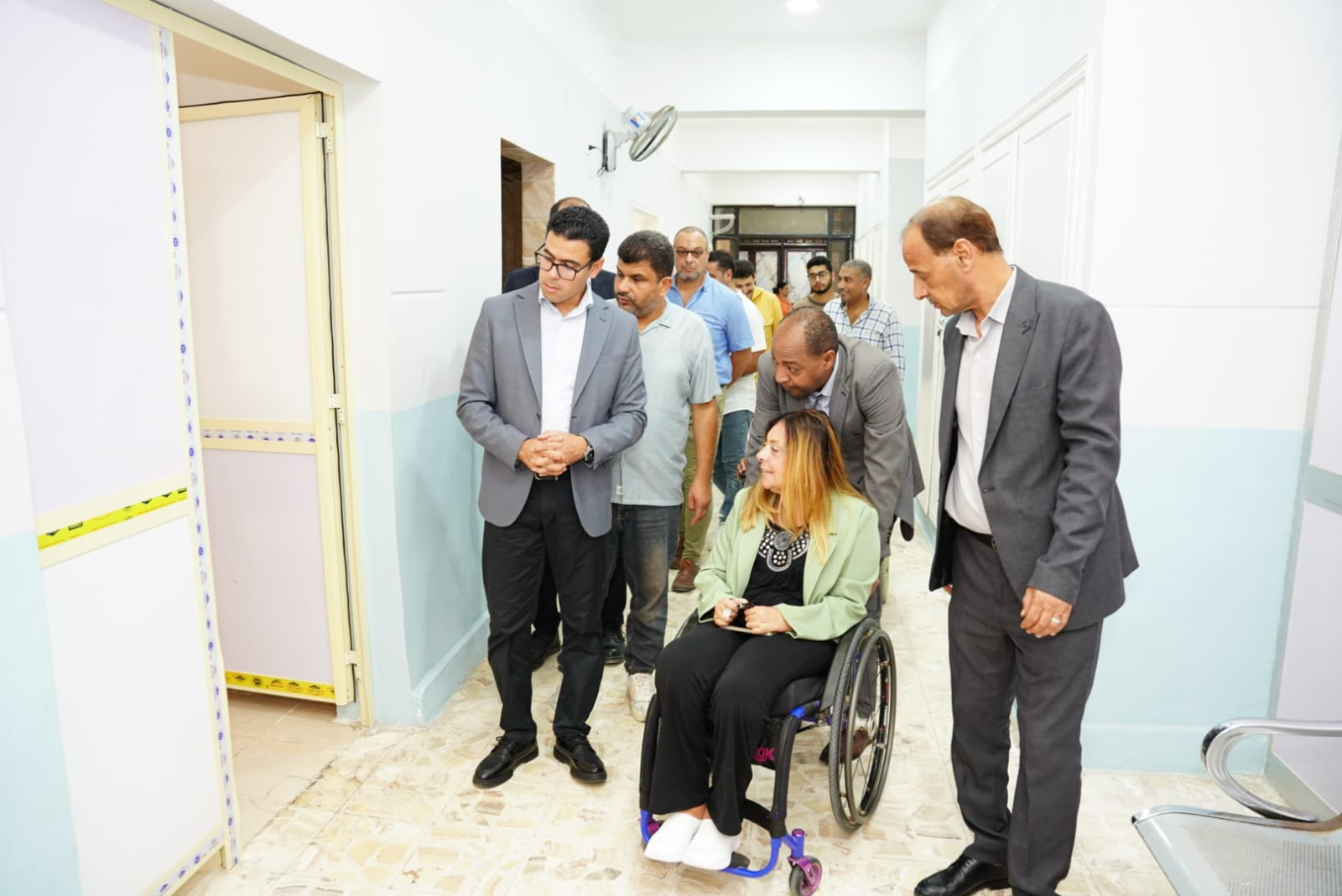 نائب محافظ مطروح ود. إيمان كريم يتفقدان مراكز خدمات ذوي الهمم ويفتتحان