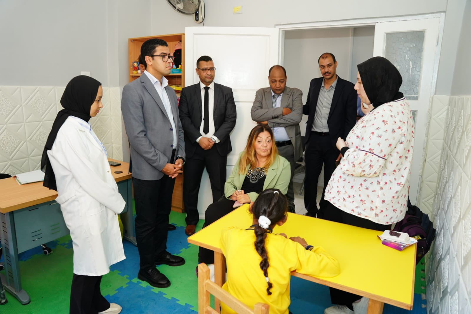 نائب محافظ مطروح ود. إيمان كريم يتفقدان مراكز خدمات ذوي الهمم ويفتتحان