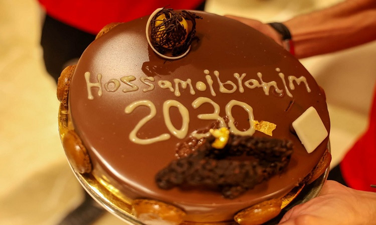 لاعبو منتخب مصر يحتفلون بالتوأم حسن بعد تجديد التعاقد حتى 2030