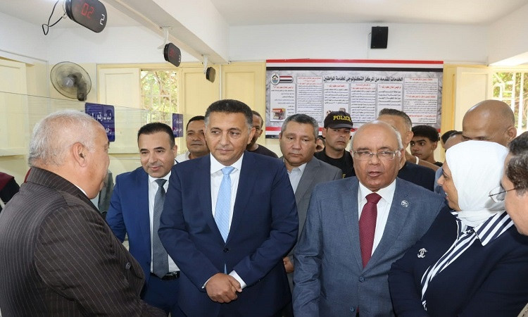 محافظ القليوبية يفتتح المركز التكنولوجي بالوحدة المحلية لقرية ترسا بطو