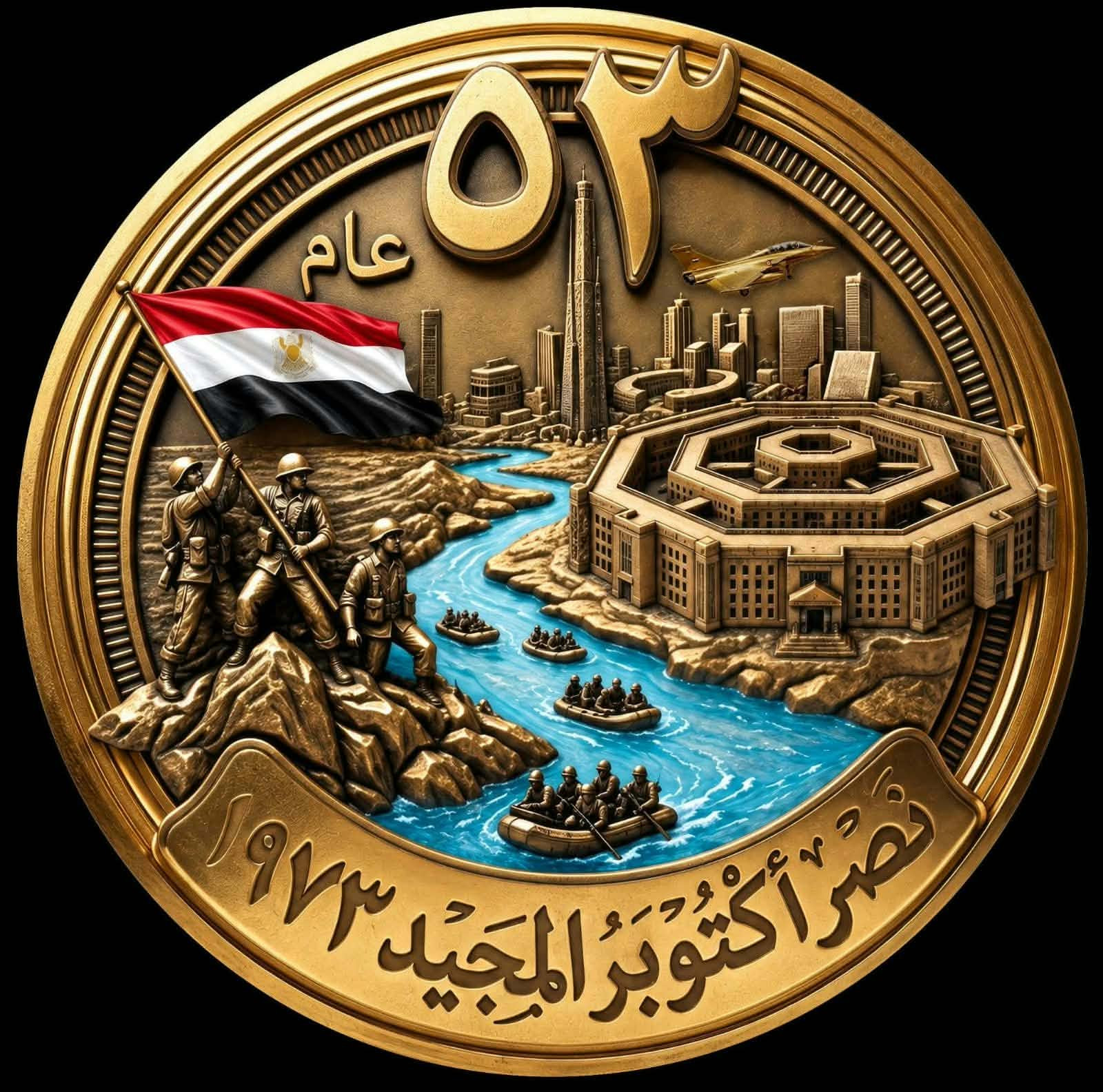 م