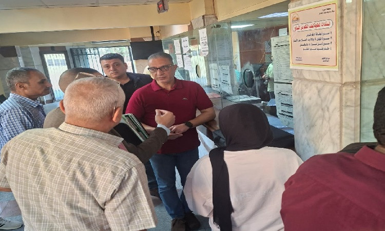 محافظ الجيزة يتفقد المركز التكنولوجي بمنشأة القناطرلمتابعة انتظام العم