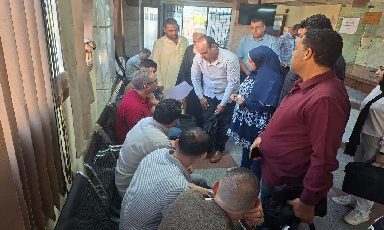 محافظ الجيزة يتفقد المركز التكنولوجي بمنشأة القناطرلمتابعة انتظام العم