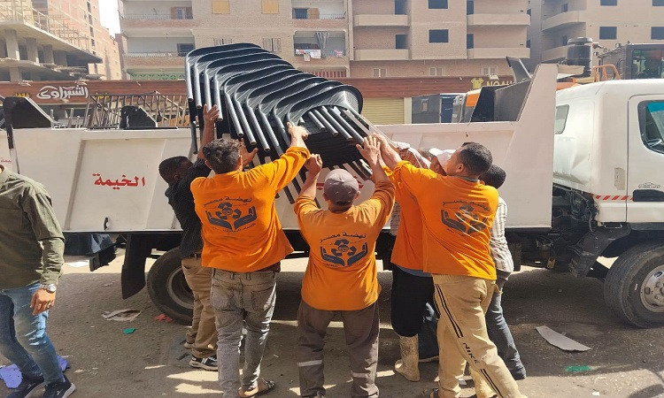 نائب محافظ القليوبية تقود حملة مكبرة لرفع الإشغالات والتعديات بشبرا
