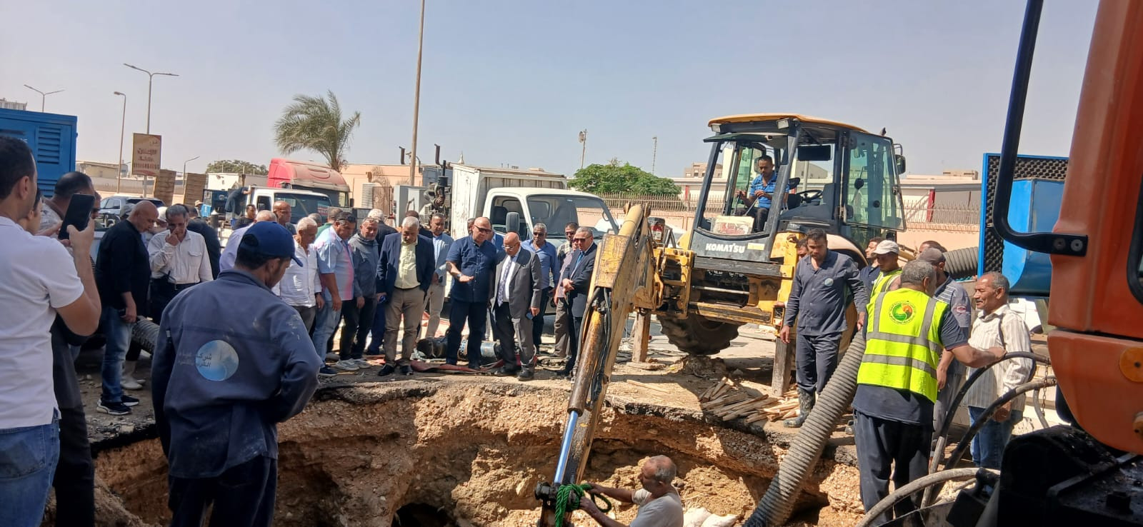 اصلاح خط المياة