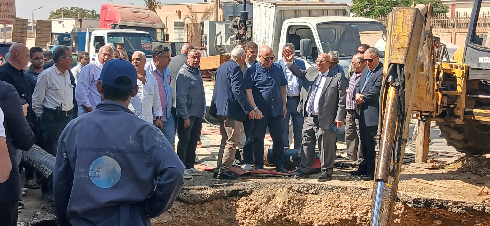 اصلاح خط المياة
