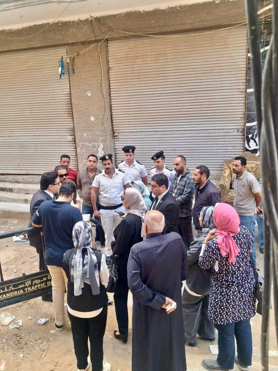 النيابة الإدارية تباشر التحقيق في ميل شديد لـ عقار بمنطقة محرم بك