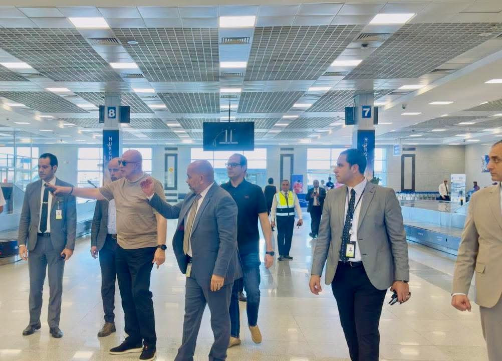 النشار يتابع توسعات مطار الغردقة الدولي لمواكبة نمو حركة الركاب