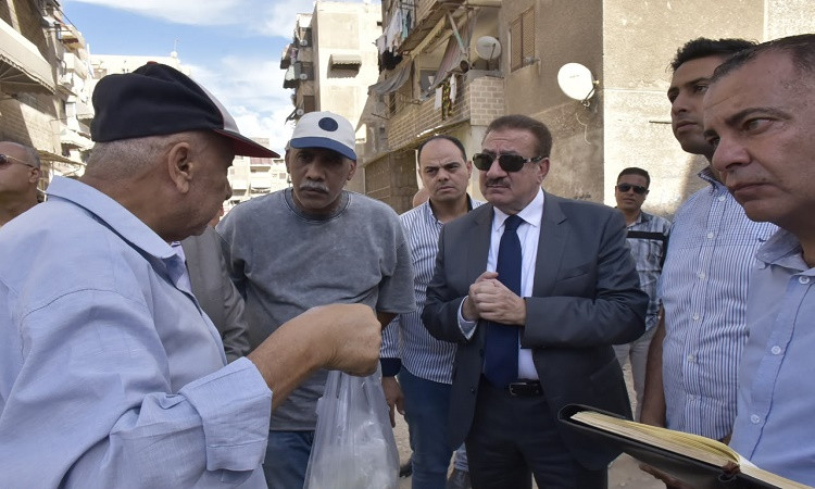 محافظ بورسعيد يتفقد منطقتي 