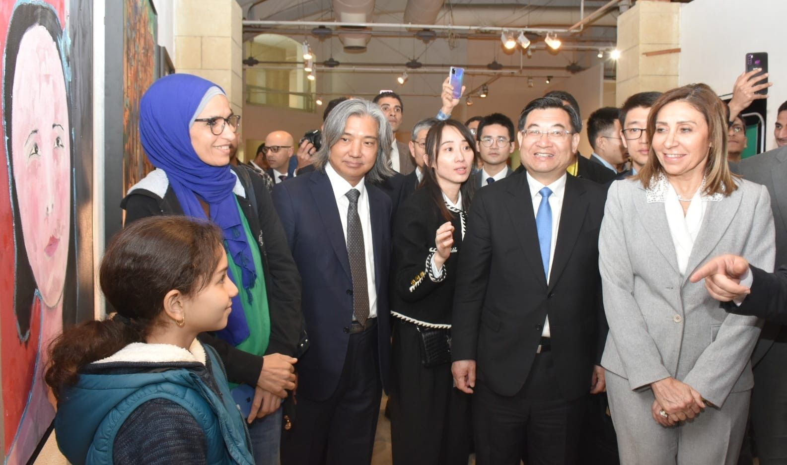 وزيرة الثقافة المصرية ونظيرها الصيني