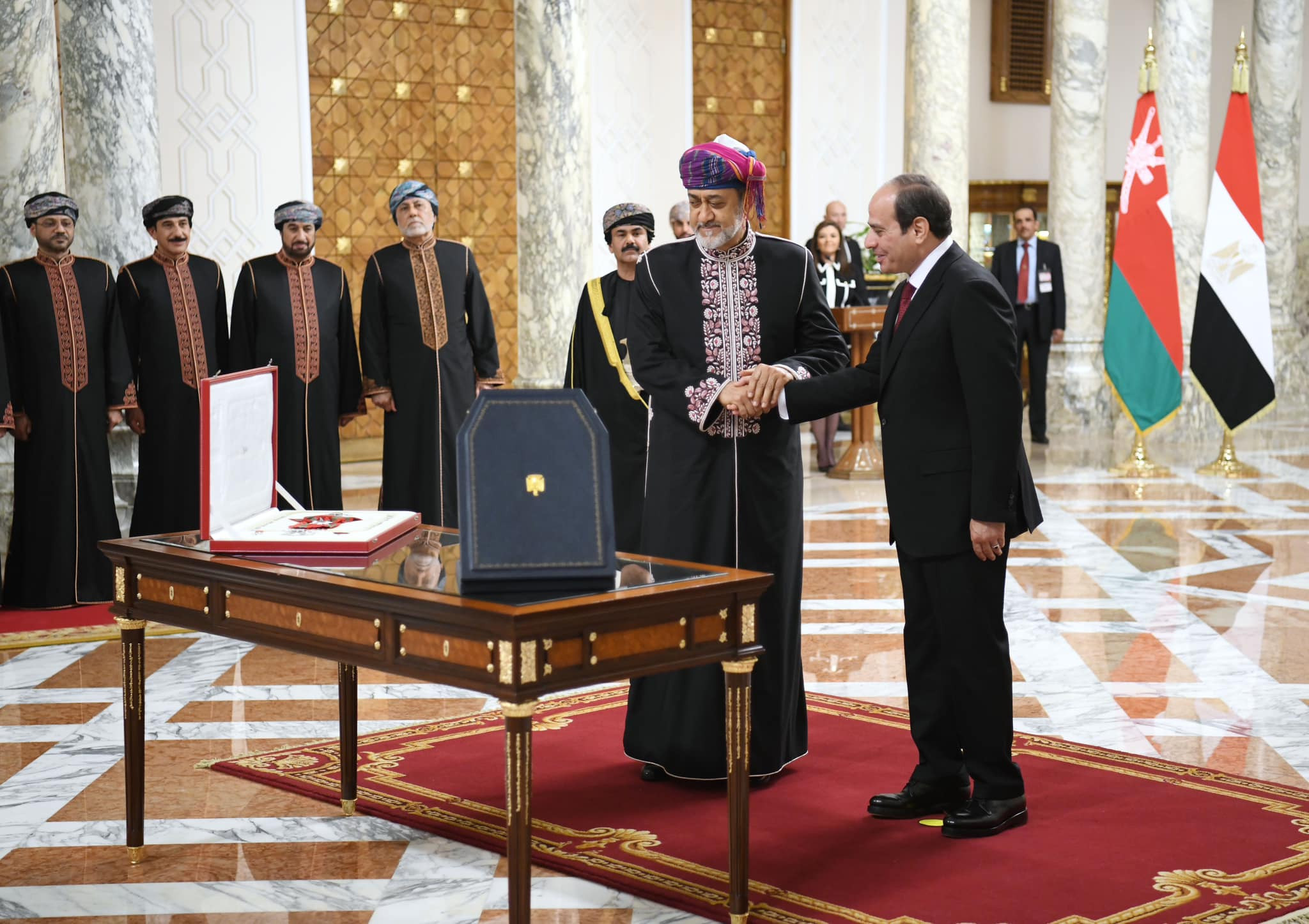 السيسي وسلطان عمان