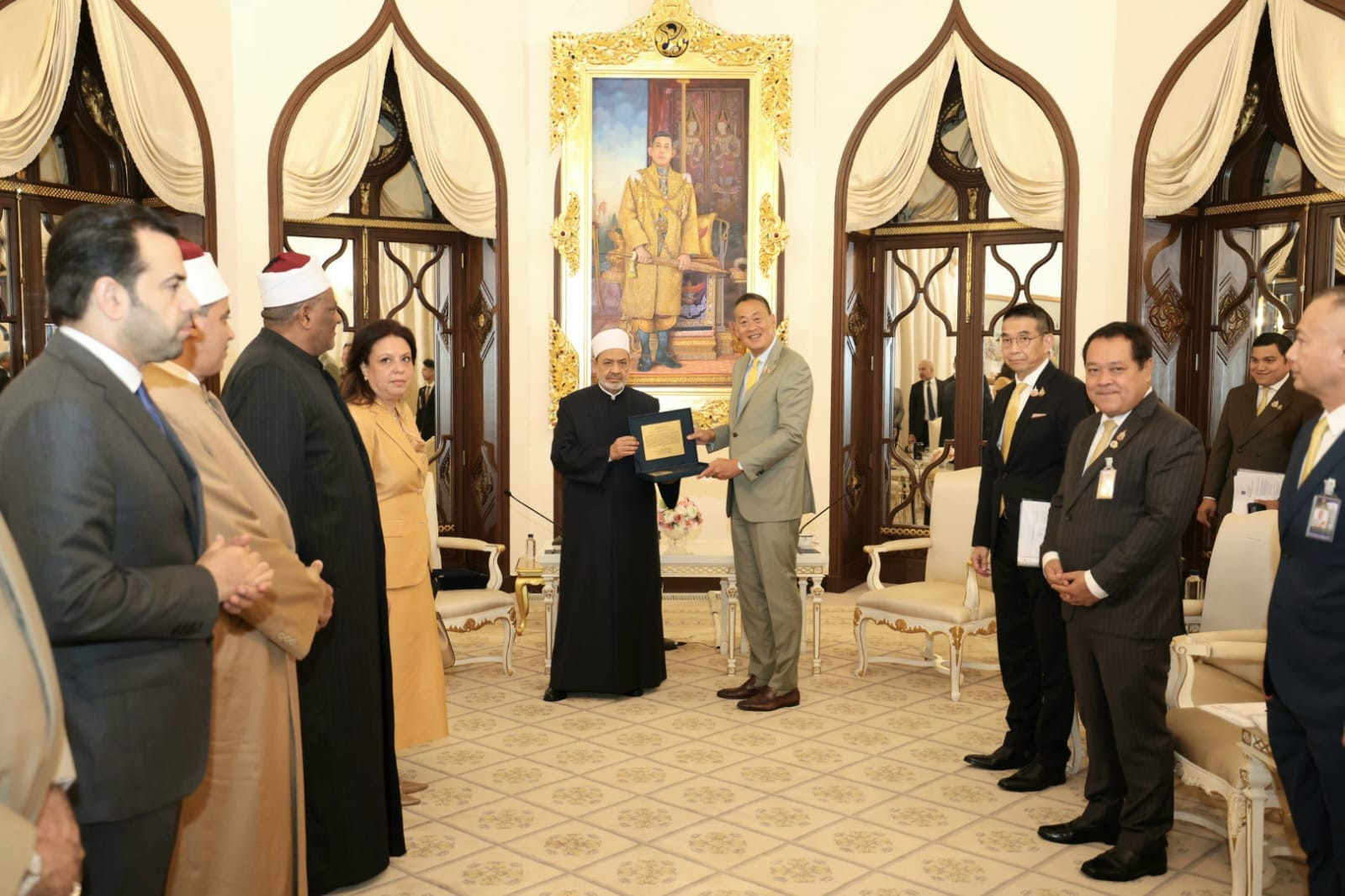 شيخ الأزهر ورئيس وزراء تايلاند