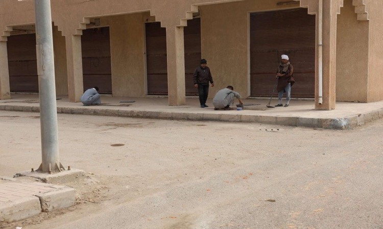 محافظ المنيا يتفقد مشروع تطوير سوق ماقوسة